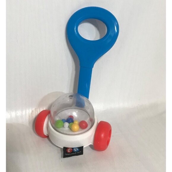 Fisher-Price Mattel Push Popper Toy Rattle With Rolling Balls & Handle 2014 - Picture 2 of 7